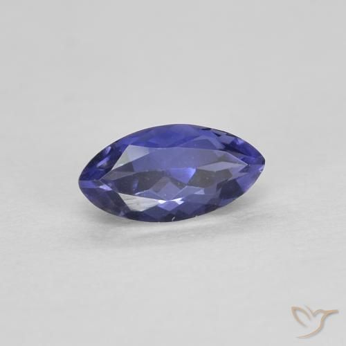 0.28 ct Violet Iolite Stone, Natural Iolite in Marquise Facet Shape for Sale