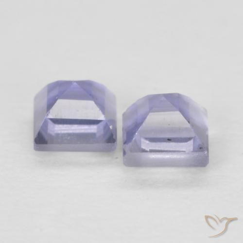 Iolite Gemstones in 2.6 x 2.6 mm Size for Sale, Iolite Stones in Silverish Blue Color