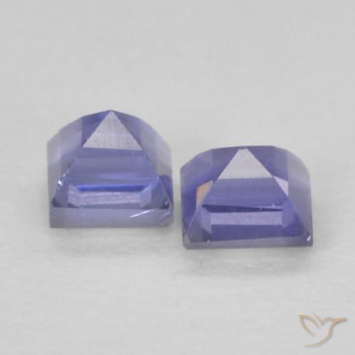 Iolite Gemstones in 2.7 x 2.7 mm Size for Sale, Iolite Stones in Deep Purple Color