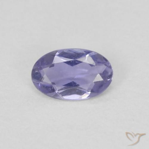 0.15ct Natural Medium Light-Violet Iolite, Oval, VVS