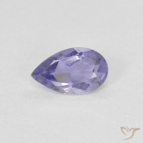 0.15 ct Pear Cut Iolite, 4.9 x 3 mm From Madagascar, Photo A