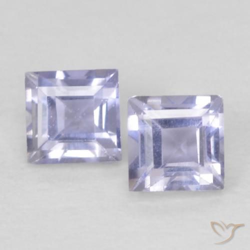 0.22 ct Square Cut Iolite, 2.7 x 2.7 mm From Madagascar, Photo A