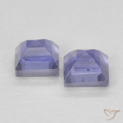Iolite Gemstones in 2.7 x 2.7 mm Size for Sale, Iolite Stones in Silverish Blue Color
