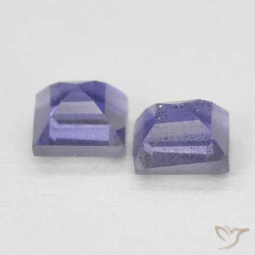 Iolite Gemstones in 2.7 x 2.6 mm Size for Sale, Iolite Stones in Dark Blue Color