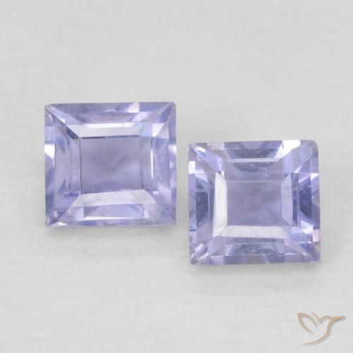 0.19ctw Natural Violet Blue Iolite, Square, VS