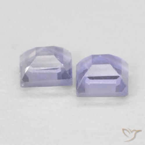 Iolite Gemstones in 2.6 x 2.5 mm Size for Sale, Iolite Stones in Light Purplish Blue Color
