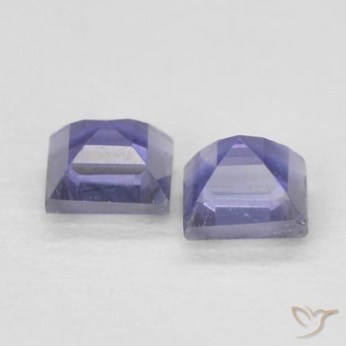 Iolite Gemstones in 2.6 x 2.6 mm Size for Sale, Iolite Stones in Dark Blue Color