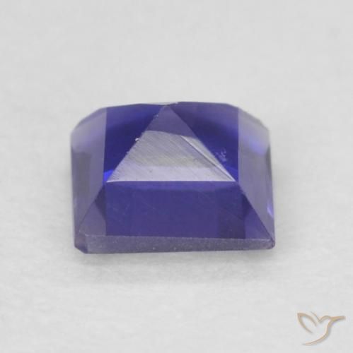 Iolite Gemstone in 3.6 x 3.6 mm Size for Sale, Iolite Stone in Dark Bluish Purple Color