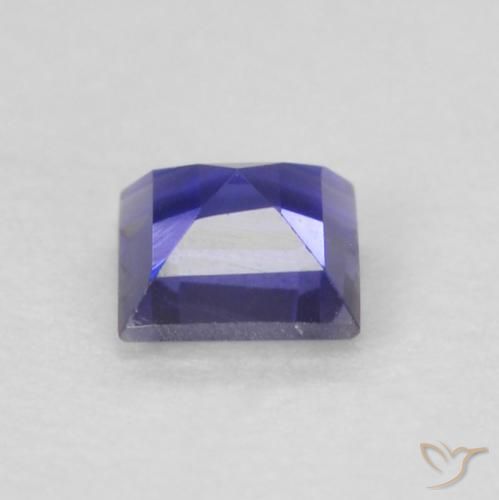 Iolite Gemstone in 3 x 3 mm (calibrated) Size for Sale, Iolite Stone in Dark Bluish Purple Color