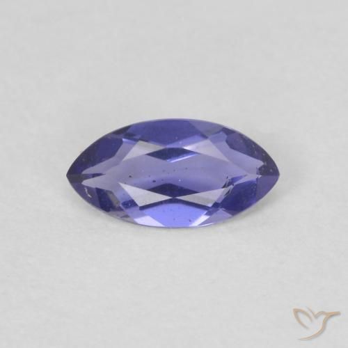 0.15ct Natural Deep Purple Iolite, Marquise, VVS