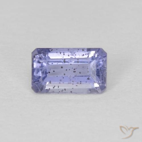 0.32ct Natural Bluish Violet Iolite, Emerald Cut, VS-SI