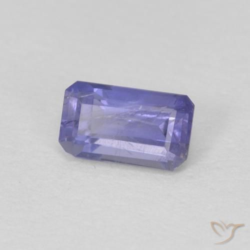 0.27 ct Violet Iolite Stone, Natural Iolite in Octagon Step Cut Shape for Sale