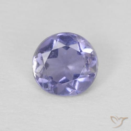 0.17 ct Round Cut Iolite, 3.8 mm From Madagascar, Photo A