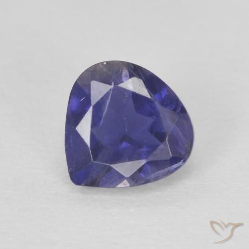 0.37 ct Pear Cut Iolite, 5 x 4.9 mm From Madagascar, Photo A