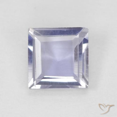 0.28 ct Square Cut Iolite, 4.2 x 4.1 mm From Madagascar, Photo A