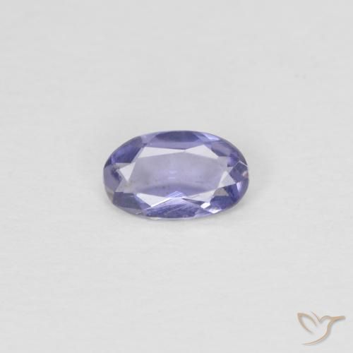 0.13ct Natural Dark Bluish Purple Iolite, Oval, VS