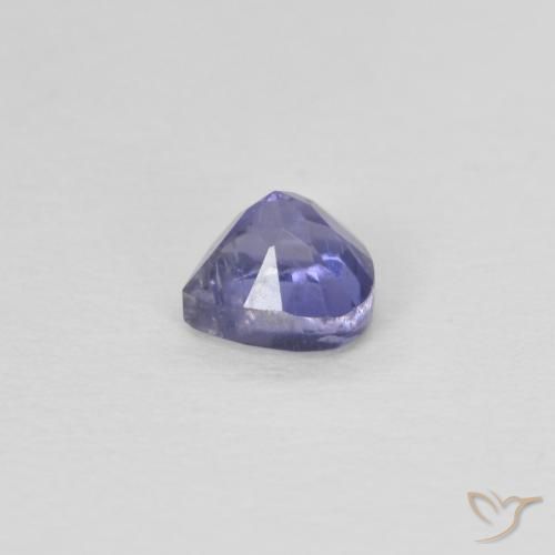Iolite Gemstone in 4.2 x 4.1 mm Size for Sale, Iolite Stone in Dark Bluish Purple Color