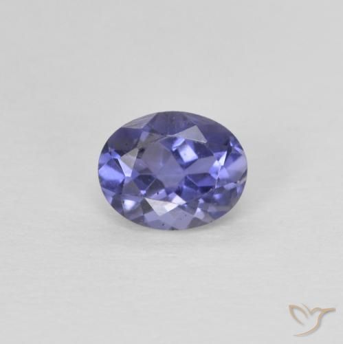 0.36 ct Oval Cut Iolite, 5.2 x 4.1 mm From Madagascar, Photo A