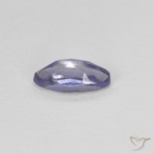 Iolite Gemstone in 6 x 3 mm (calibrated) Size for Sale, Iolite Stone in Dark Bluish Purple Color