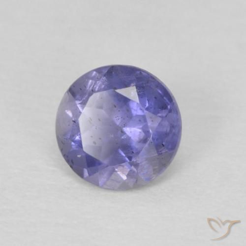 0.25 ct Violet Iolite Stone, Natural Iolite in Round Facet Shape for Sale
