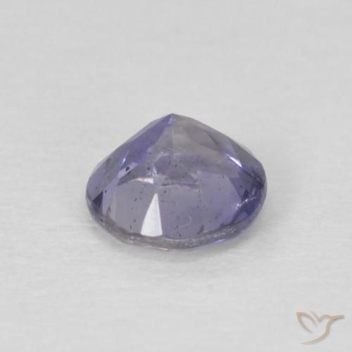 Iolite Gemstone in 4.2 mm Size for Sale, Iolite Stone in Dark Bluish Purple Color