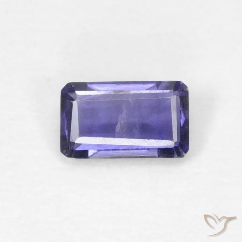 0.21 ct Octagon Cut Iolite, 4.9 x 3 mm From Madagascar, Photo A