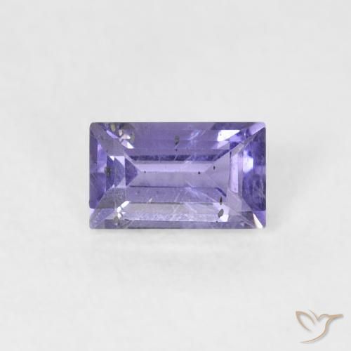 0.27ct Natural Medium Light-Violet Iolite, Baguette, SI