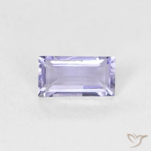 0.19ct Natural Pinkish Violet Iolite, Baguette, VS