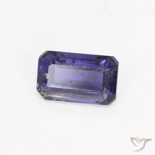 0.25 ct Blue Iolite Stone, Natural Iolite in Octagon Step Cut Shape for Sale