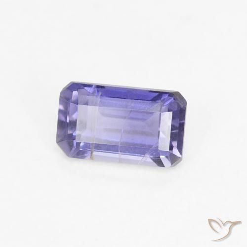 0.30 ct Blue Iolite Stone, Natural Iolite in Octagon Step Cut Shape for Sale
