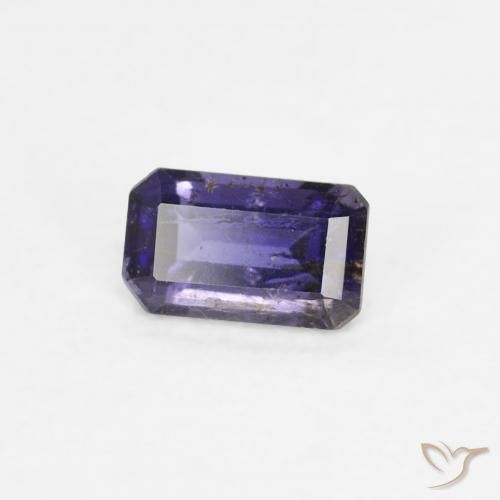 0.29 ct Violet Iolite Stone, Natural Iolite in Octagon Step Cut Shape for Sale