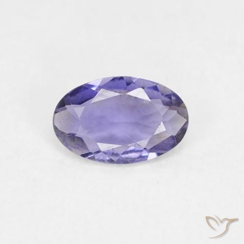 0.27ct Natural Medium Light Violet Iolite, Oval, VS