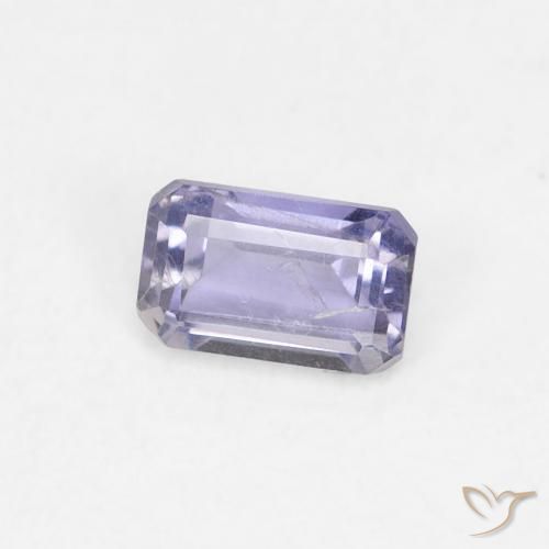 0.32 ct Violet Iolite Stone, Natural Iolite in Octagon Step Cut Shape for Sale