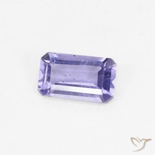 0.25 ct Violet Iolite Stone, Natural Iolite in Octagon Step Cut Shape for Sale