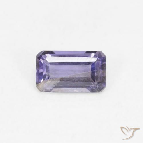 0.24ct Natural Pinkish Violet Iolite, Emerald Cut, VS-SI
