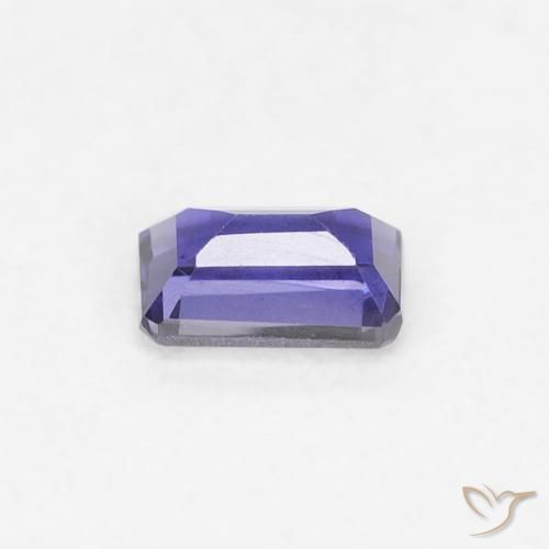 Iolite Gemstone in 4.6 x 3.2 mm Size for Sale, Iolite Stone in Dark Bluish Purple Color