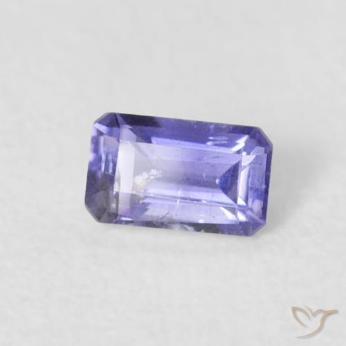 0.27 ct Blue Iolite Stone, Natural Iolite in Octagon Step Cut Shape for Sale