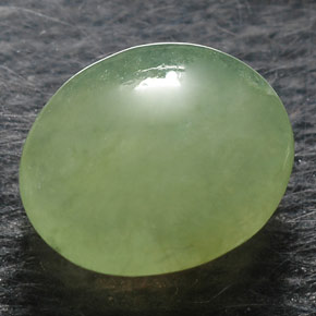 Jadeite 1.4ct Oval from Myanmar (Burma) Natural and Untreated Gemstone