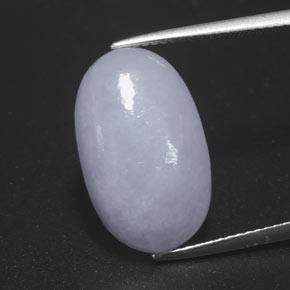 10.58 ct Blue Jadeite Gemstone, Jadeite Gem in Oval Cabochon Shape for Sale.