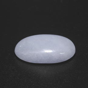 10.58 ct Blue Jadeite Stone, Natural Jadeite in Oval Cabochon Shape for Sale