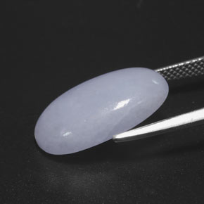 Jadeite Gemstone in 18.4 x 11.2 mm Size for Sale, Jadeite Stone in Lavender Color