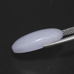 Jadeite Gemstone in 18.9 x 11.5 mm Size for Sale, Jadeite Stone in Lavender Color