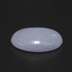 10.99 ct Blue Jadeite Stone, Natural Jadeite in Oval Cabochon Shape for Sale