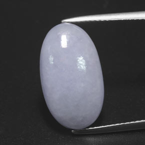 9.81 ct Blue Jadeite Gemstone, Jadeite Gem in Oval Cabochon Shape for Sale.