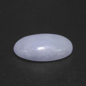 9.81 ct Blue Jadeite Stone, Natural Jadeite in Oval Cabochon Shape for Sale