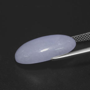 Jadeite Gemstone in 18.3 x 10.5 mm Size for Sale, Jadeite Stone in Lavender Color
