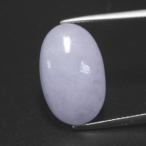 9.84 ct Blue Jadeite Gemstone, Jadeite Gem in Oval Cabochon Shape for Sale.