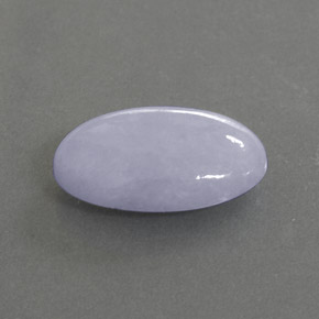 10.92 ct Blue Jadeite Stone, Natural Jadeite in Oval Cabochon Shape for Sale