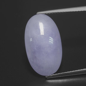 9.27 ct Blue Jadeite Gemstone, Jadeite Gem in Oval Cabochon Shape for Sale.