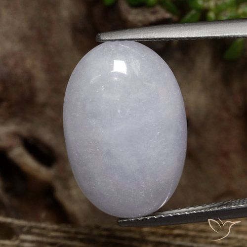 11.17ct Natural Gray Jadeite, Oval, Translucent